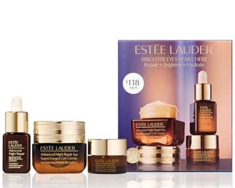 A thoughtful gift for brighter eyes — Estée Lauder Advanced Night Repair 3‑Piece Travel Set: Eye Gel‑Crème 0.5 fl oz, Serum 0.23 fl oz, Mini 0.17 fl oz