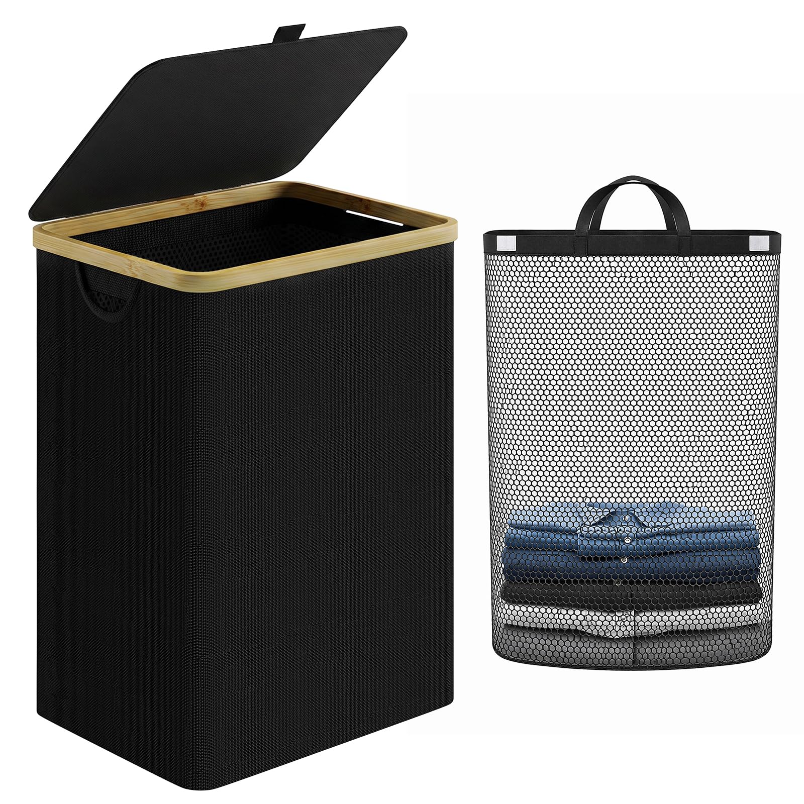 best large laundry hamper with lid