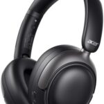 Acer OHR703 Adaptive Noise Cancelling Bluetooth Headphones, Over Ear, Black