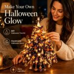 DIY Christmas tree craft kit with LED lights