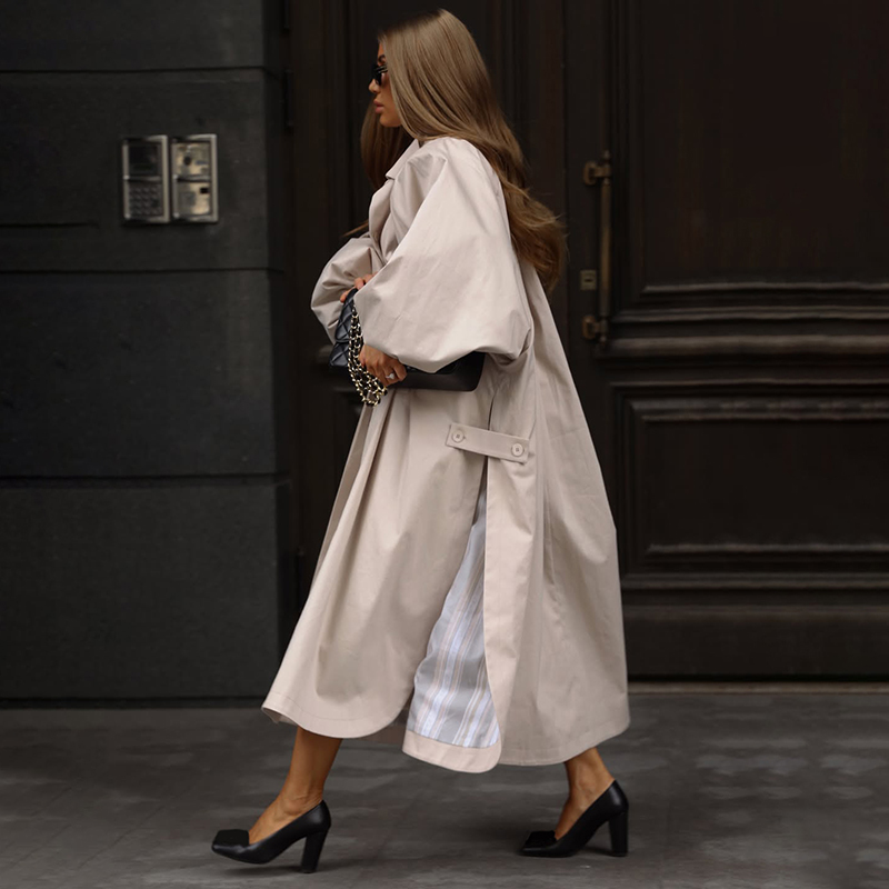 best women's long trench coat for autumn