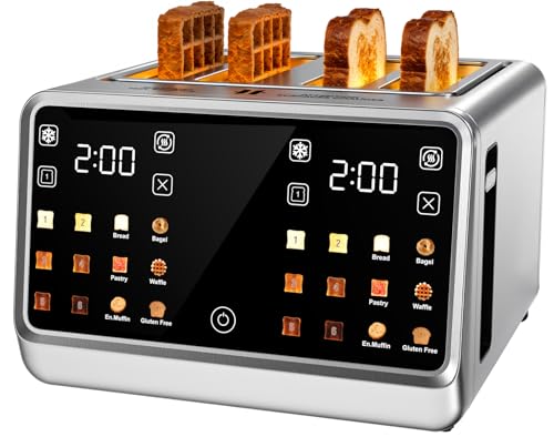 best 4 slice toaster with wide slots