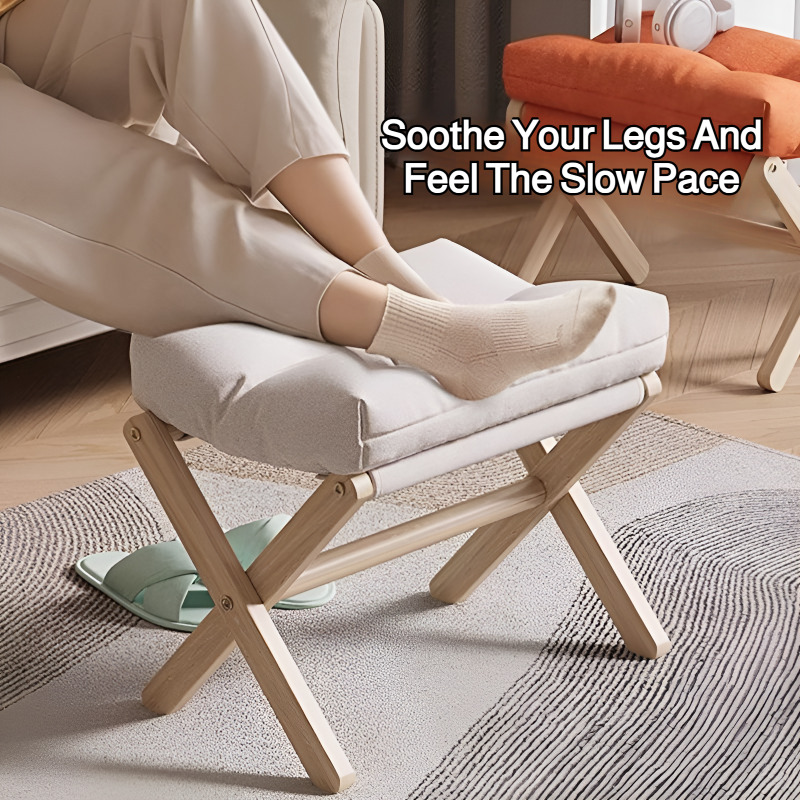 folding entryway stool for putting on shoes