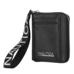 slim wristlet wallet for cards and coins